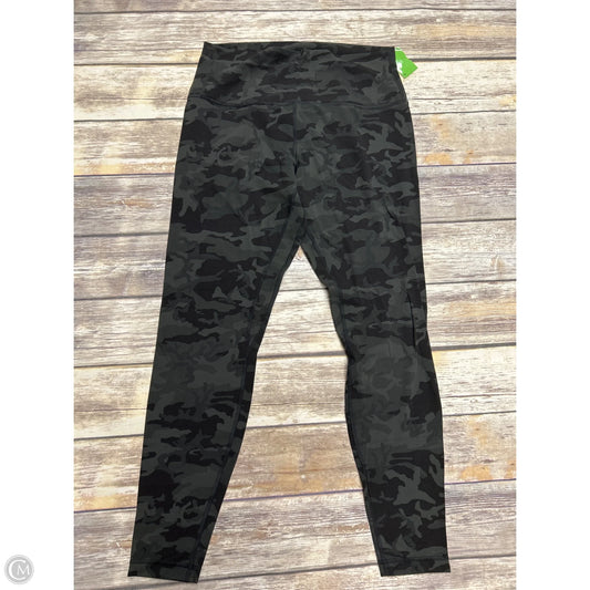 Athletic Leggings By Lululemon In Green, Size: 12
