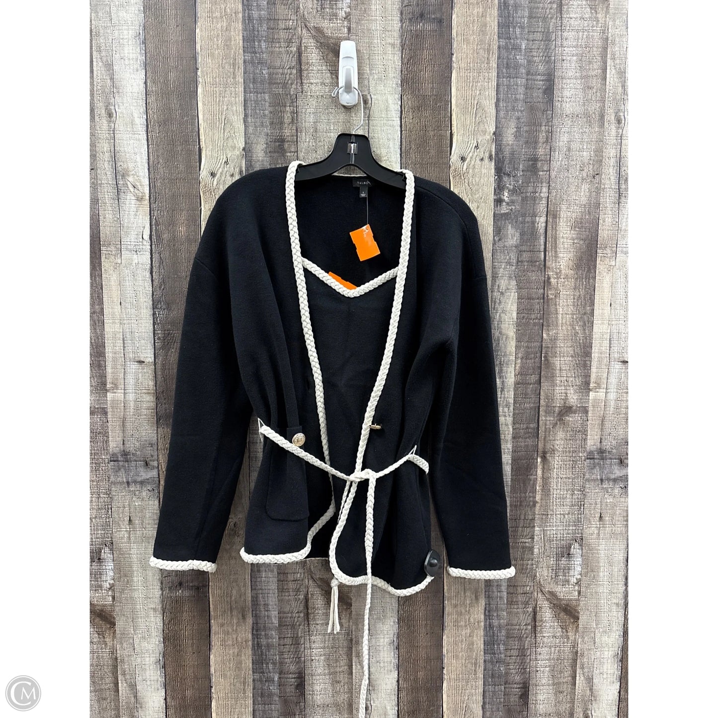 Top 2pc Long Sleeve By Talbots In Black, Size: S