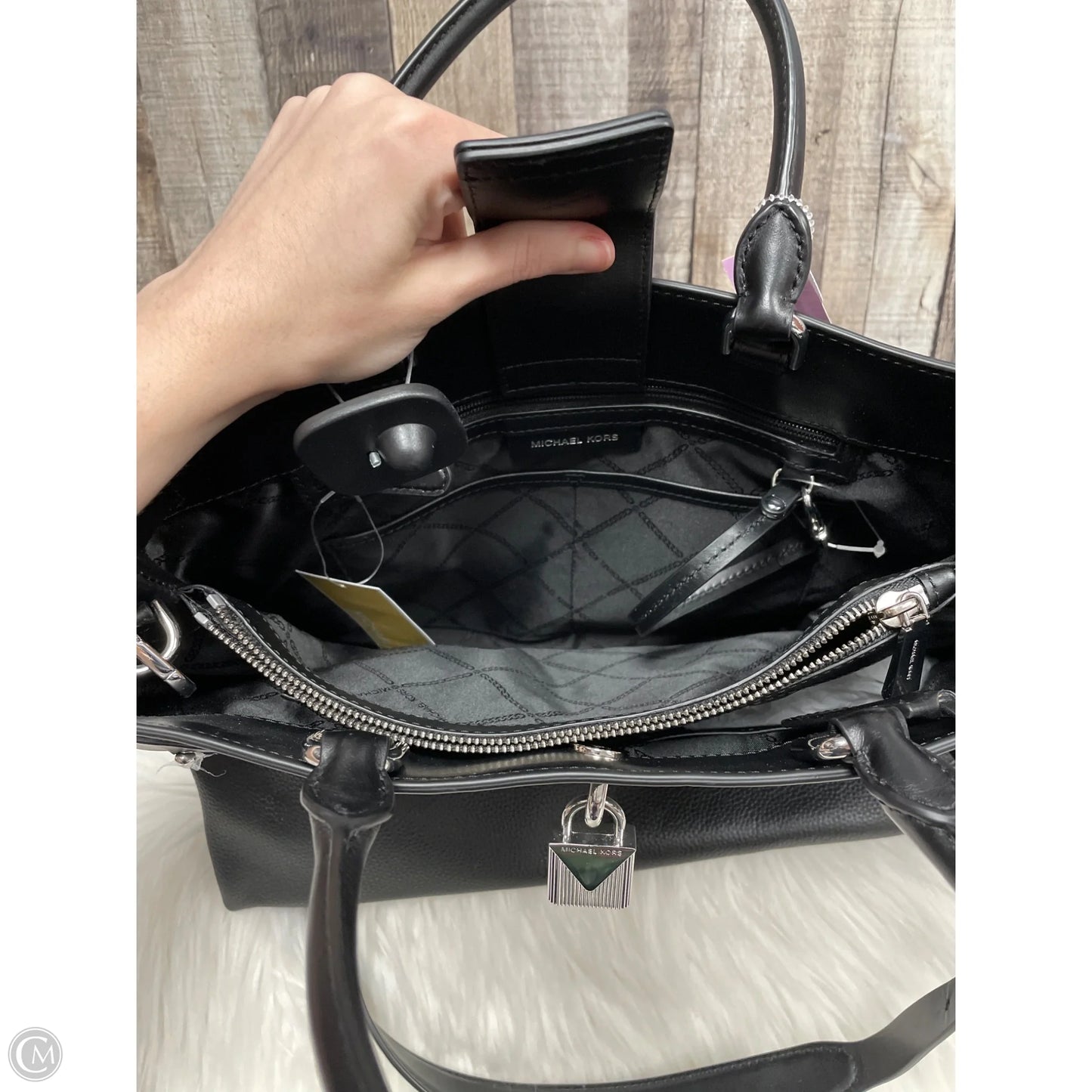 Handbag Designer By Michael Kors, Size: Large