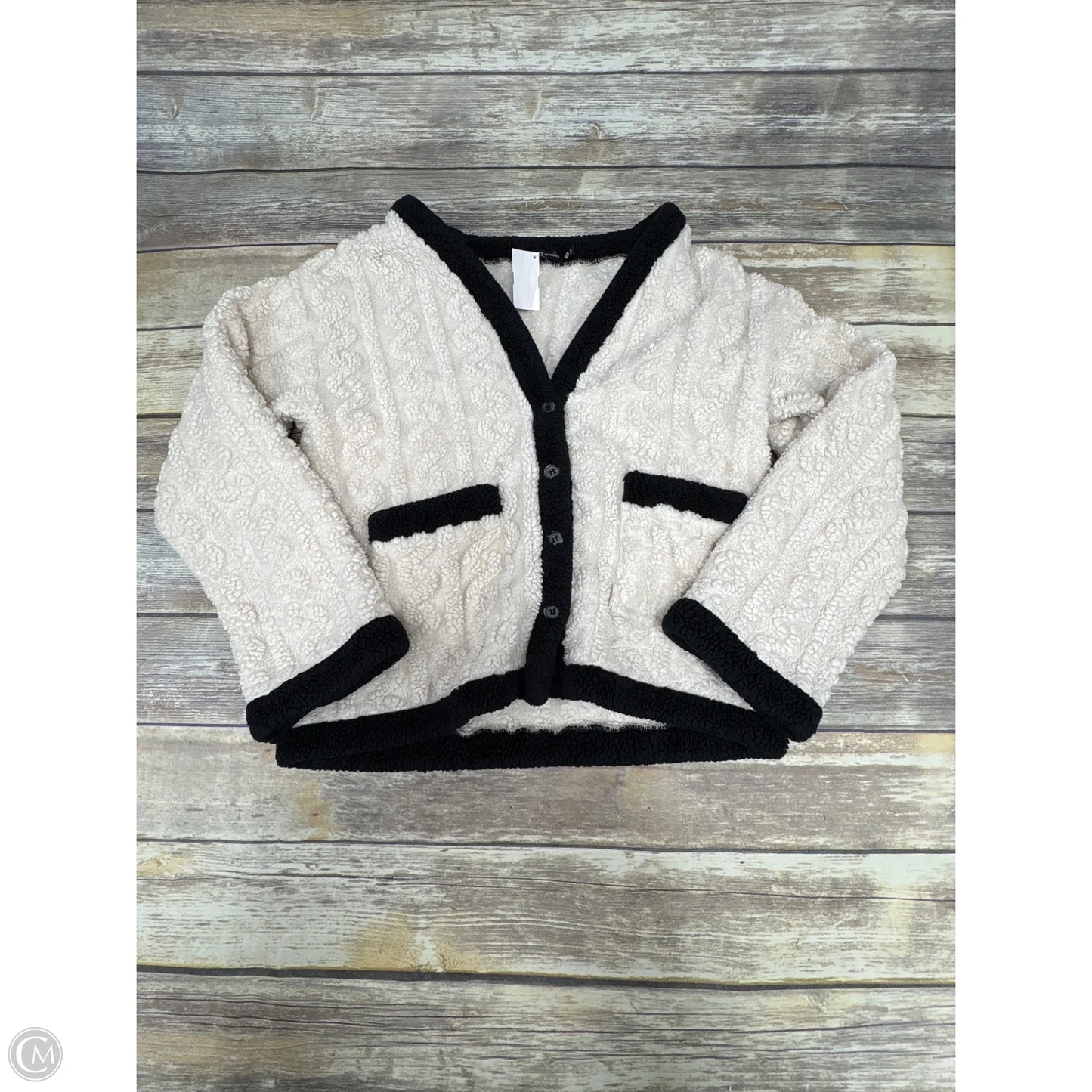 Pajamas 2pc By Tart In Black & Cream, Size: M
