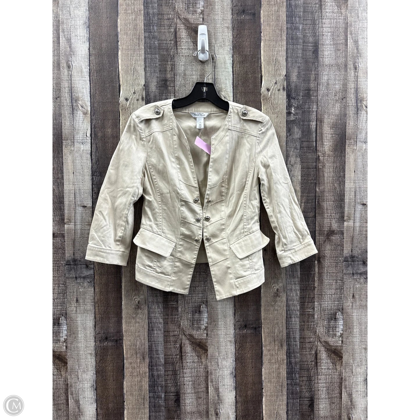 Jacket Other By White House Black Market In Camouflage Print, Size: Xs