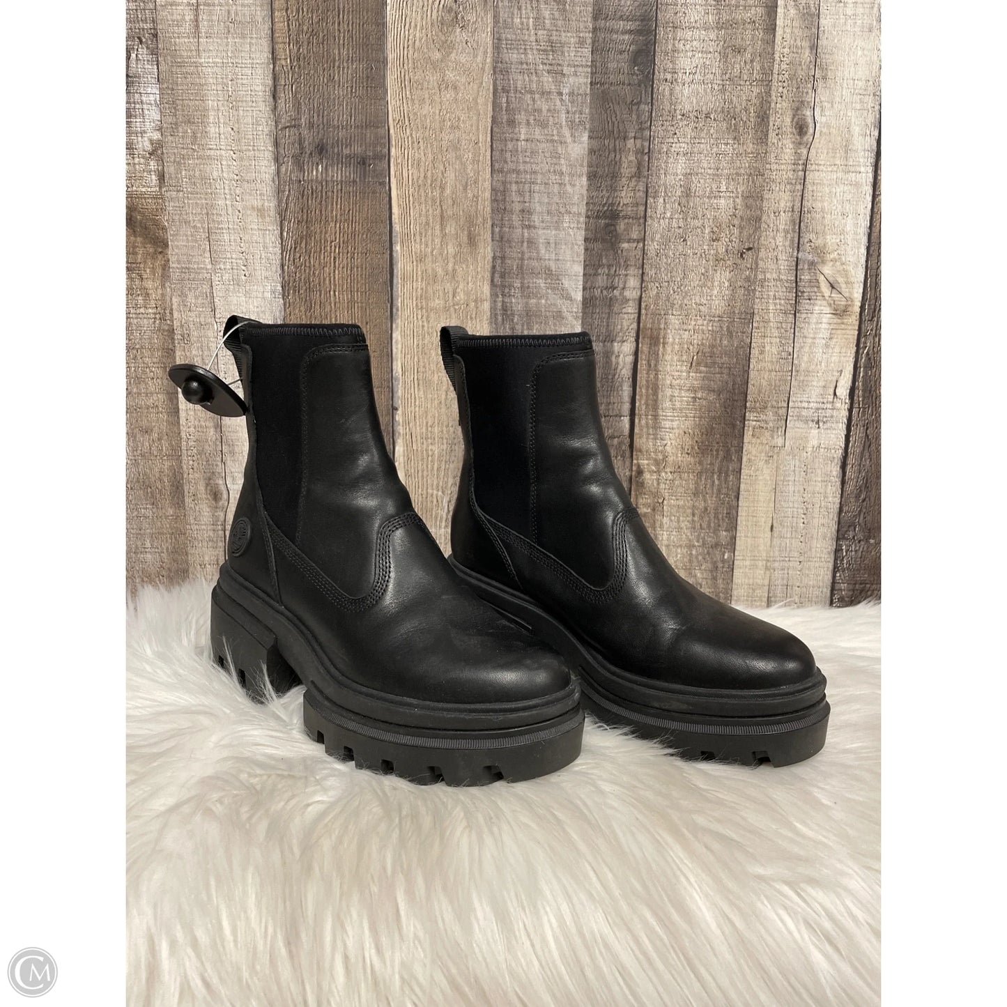 Boots Ankle Heels By Timberland In Black, Size: 7.5