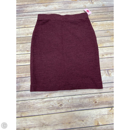 Skirt Mini & Short By Ann Taylor In Purple, Size: Xs