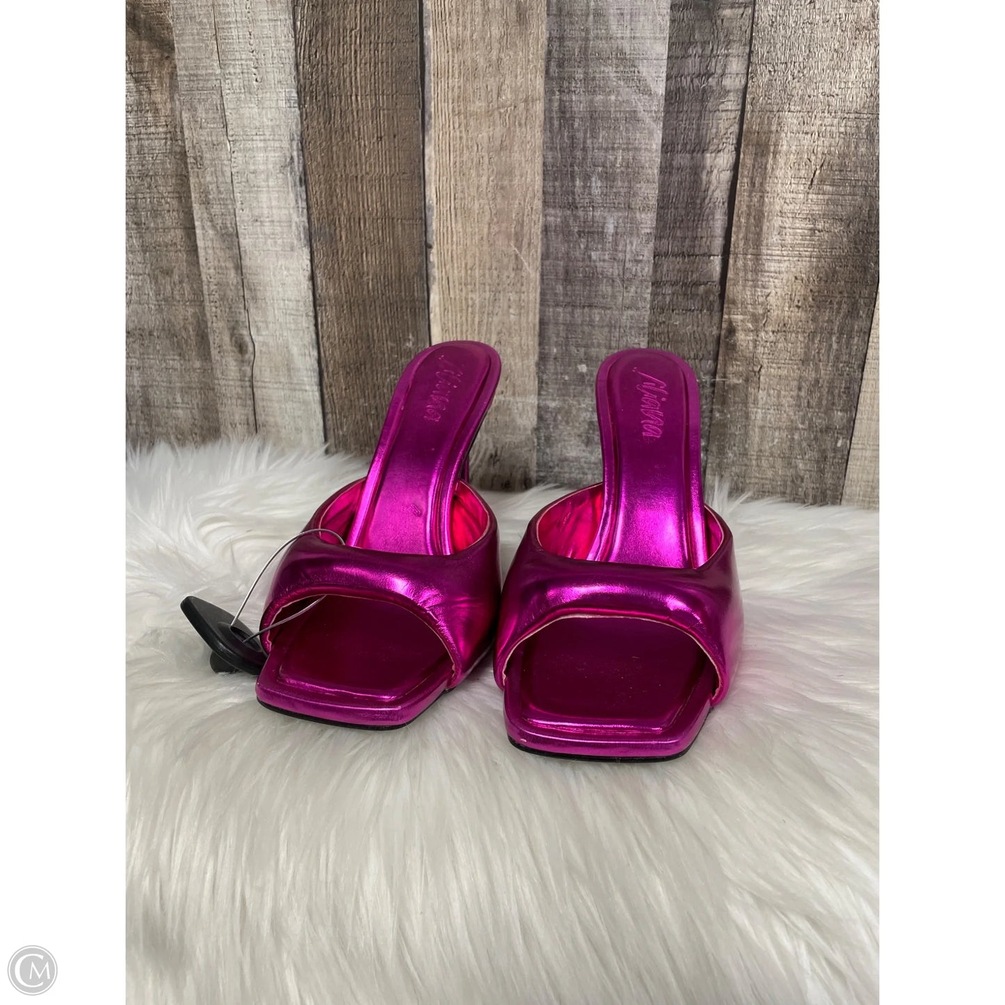 Sandals Heels Stiletto By Liliana In Pink, Size: 11