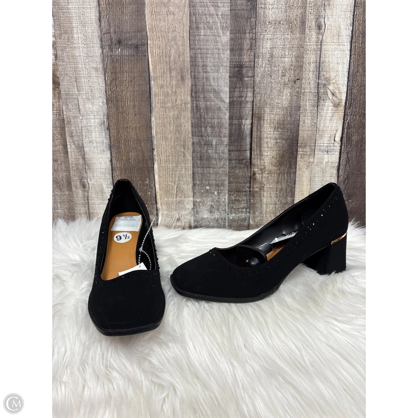 Sandals Heels Block By Andiano In Black, Size: 9.5