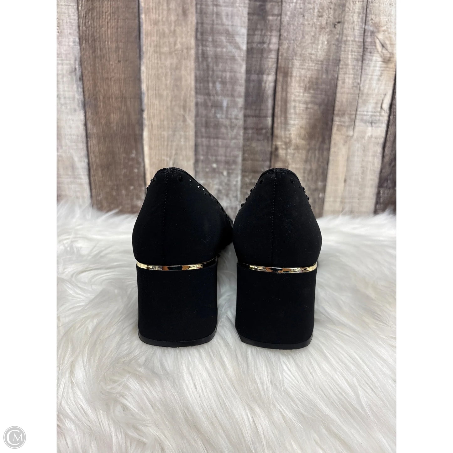 Sandals Heels Block By Andiano In Black, Size: 9.5