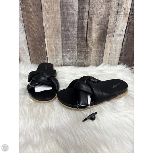 Sandals Flats By Universal Thread In Black, Size: 7