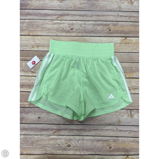 Athletic Shorts By Adidas In Green, Size: Xs