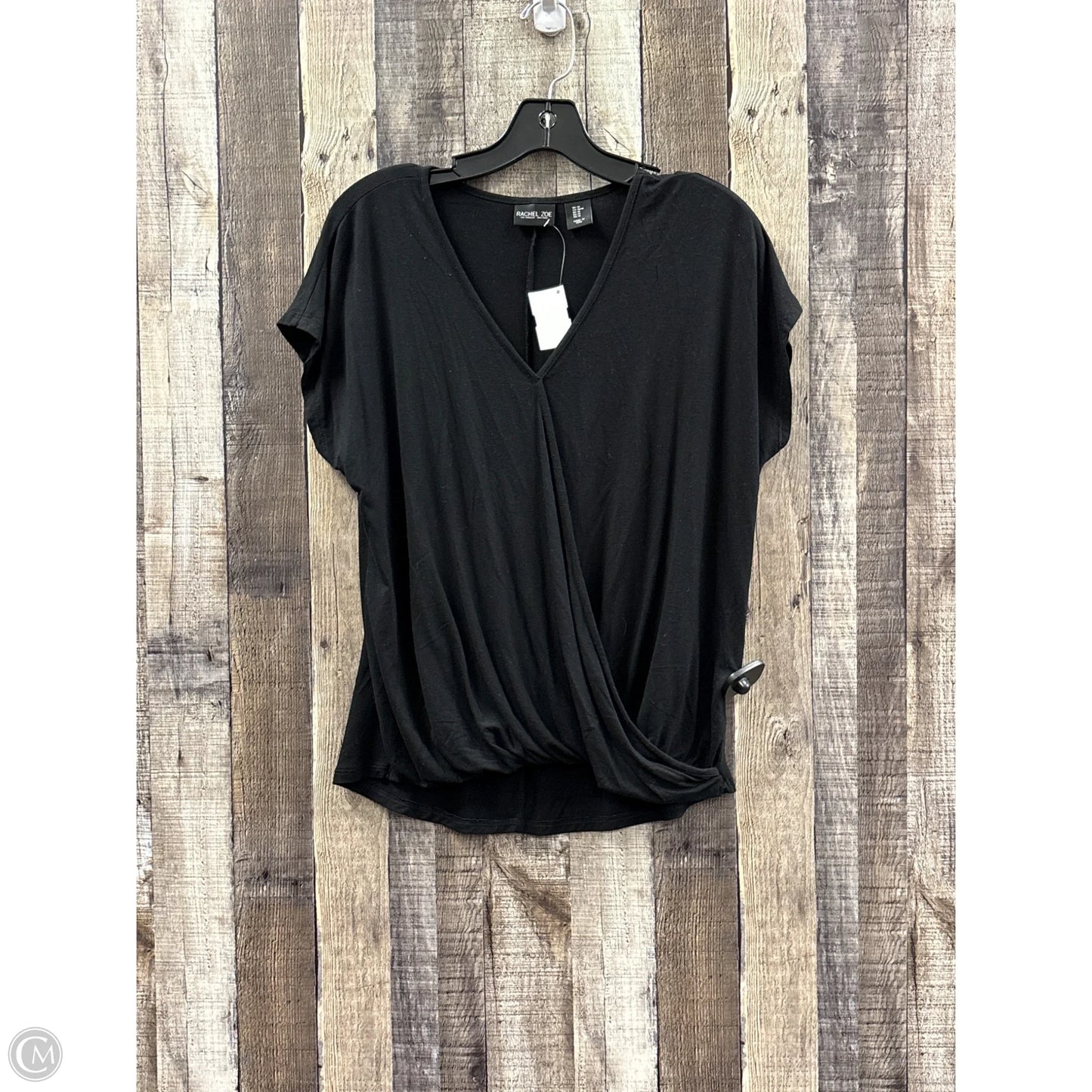 Top Short Sleeve By Rachel Zoe In Black, Size: M