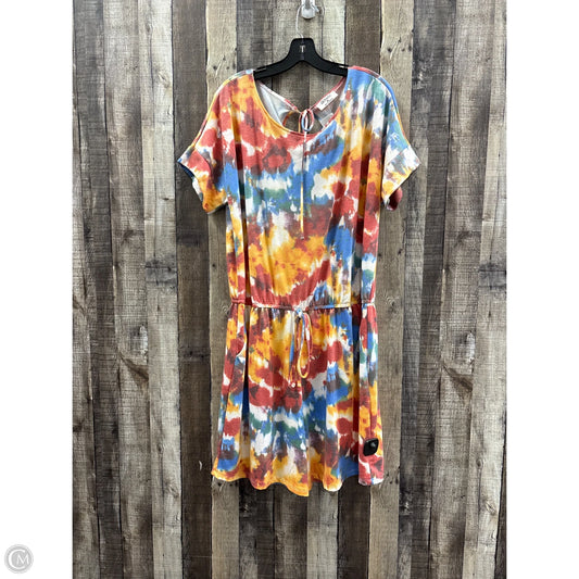 Romper By Zenana In Tie Dye Print, Size: 2x