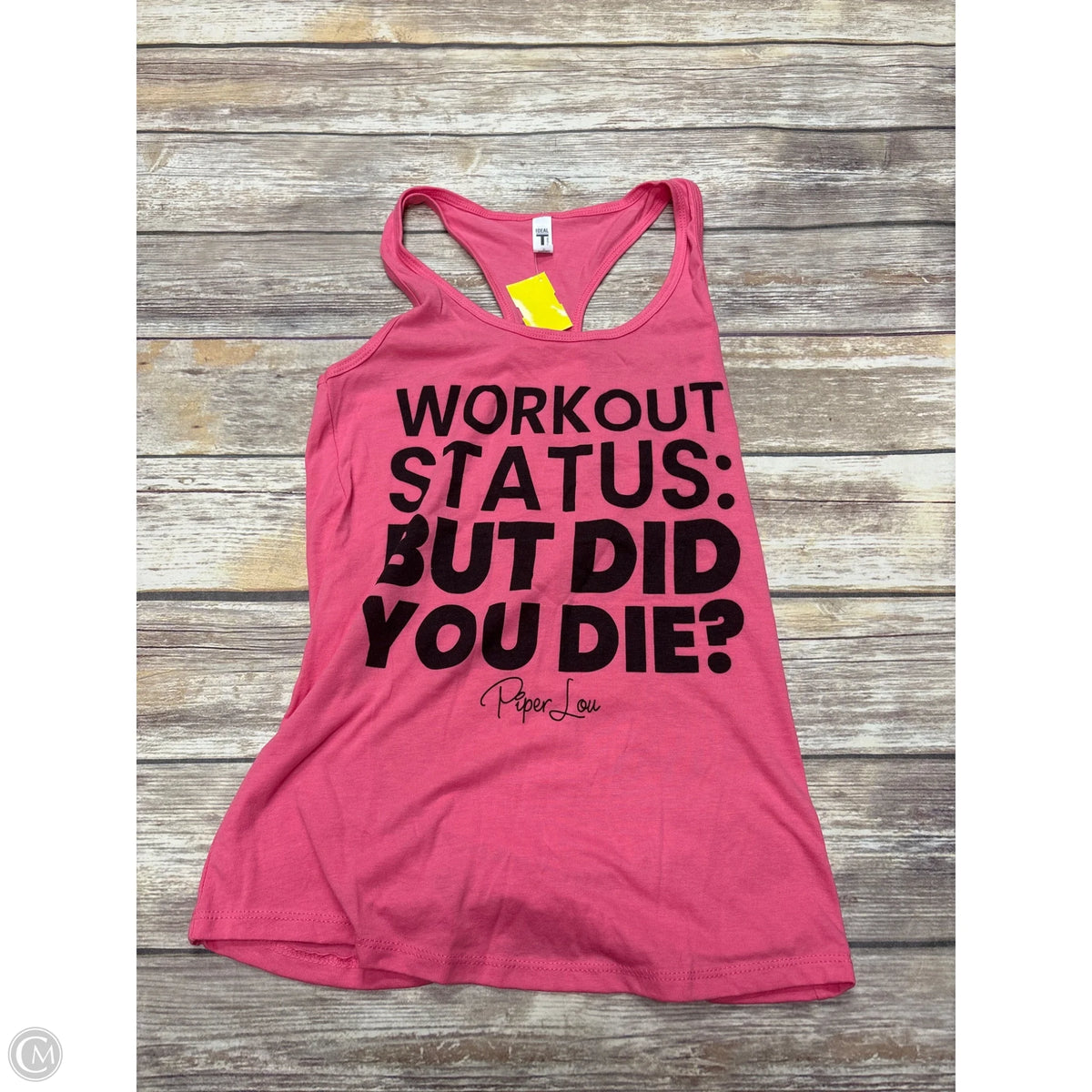 Top Sleeveless By Next Level In Pink, Size: S