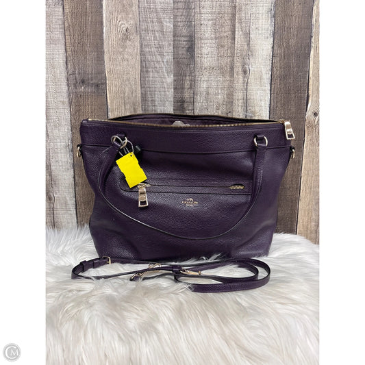 Handbag Designer By Coach, Size: Medium