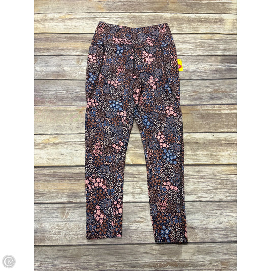 Athletic Leggings By Danskin In Floral Print, Size: S