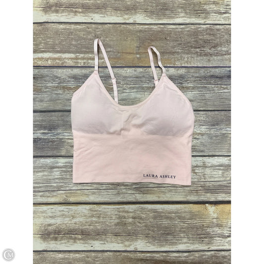 Athletic Bra By Laura Ashley In Pink, Size: S
