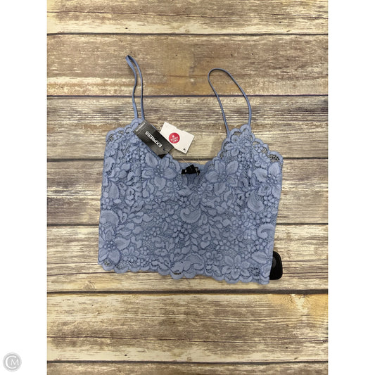 Top Sleeveless By Express In Blue, Size: Xs
