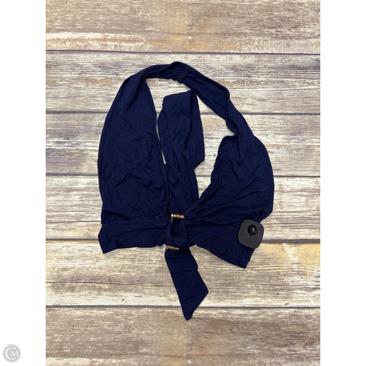 Top Sleeveless By Shein In Navy, Size: Xs