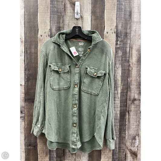 Top Long Sleeve By So In Green, Size: S