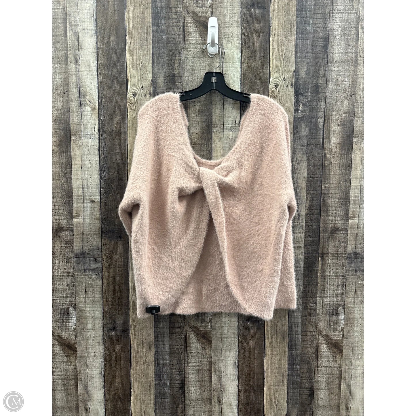 Sweater By Just Fab In Pink, Size: 1x