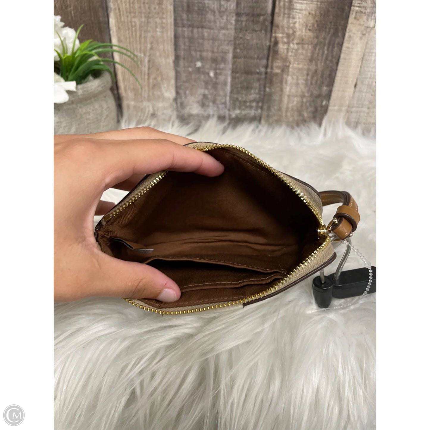 Wristlet Designer By Coach, Size: Small