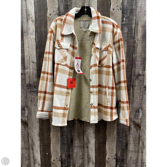 Jacket Shirt By Sage In Multi-colored, Size: M