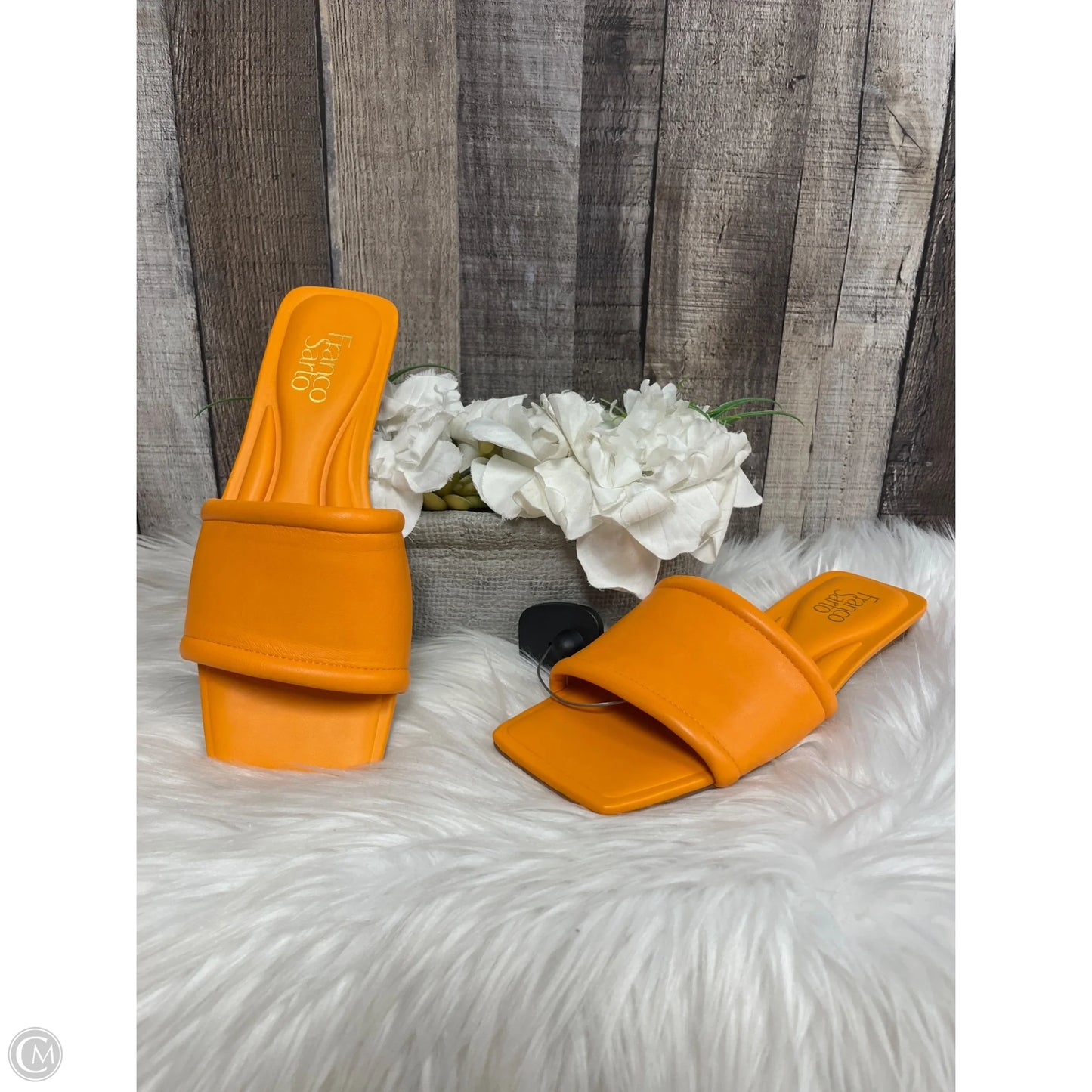 Sandals Flats By Franco Sarto In Orange, Size: 7.5