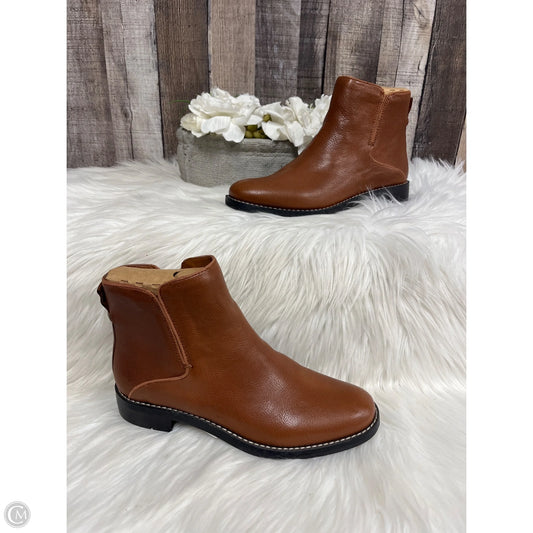 Boots Ankle Flats By Franco Sarto In Brown, Size: 7.5
