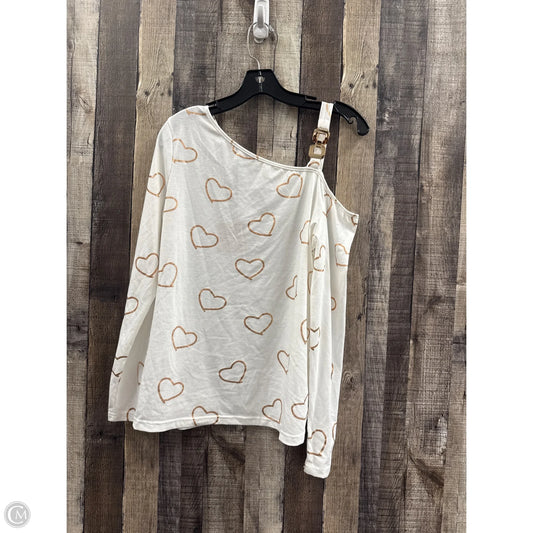 Top Long Sleeve By Cme In Multi-colored, Size: M