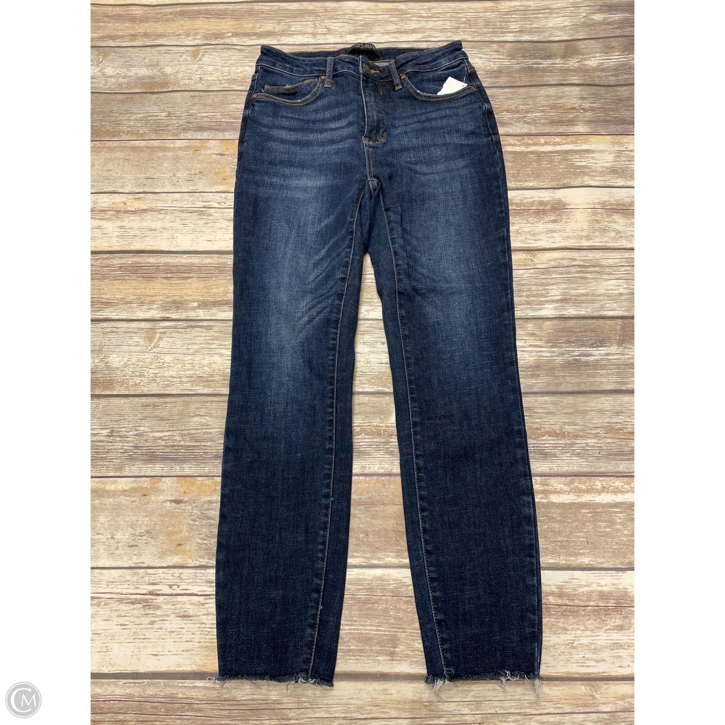 Jeans Straight By Judy Blue In Blue Denim, Size: 8