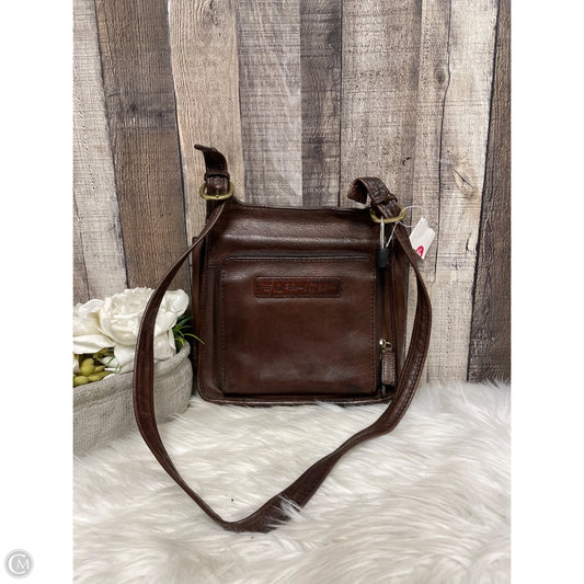 Crossbody Leather By Fossil, Size: Medium