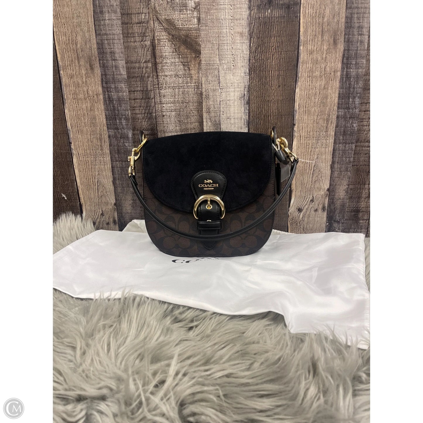 Crossbody Designer By Coach, Size: Medium