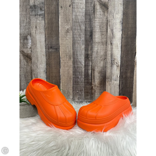 Sandals Heels Wedge By Sorel In Orange, Size: 10