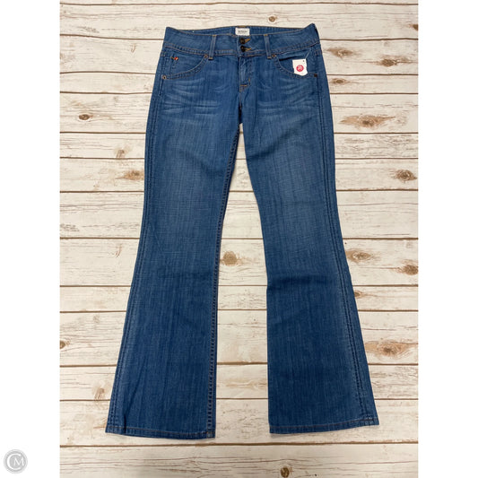 Jeans Wide Leg By Hudson In Blue Denim, Size: 8
