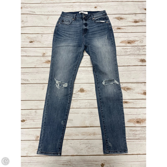 Jeans Straight By Kancan In Blue Denim, Size: 6