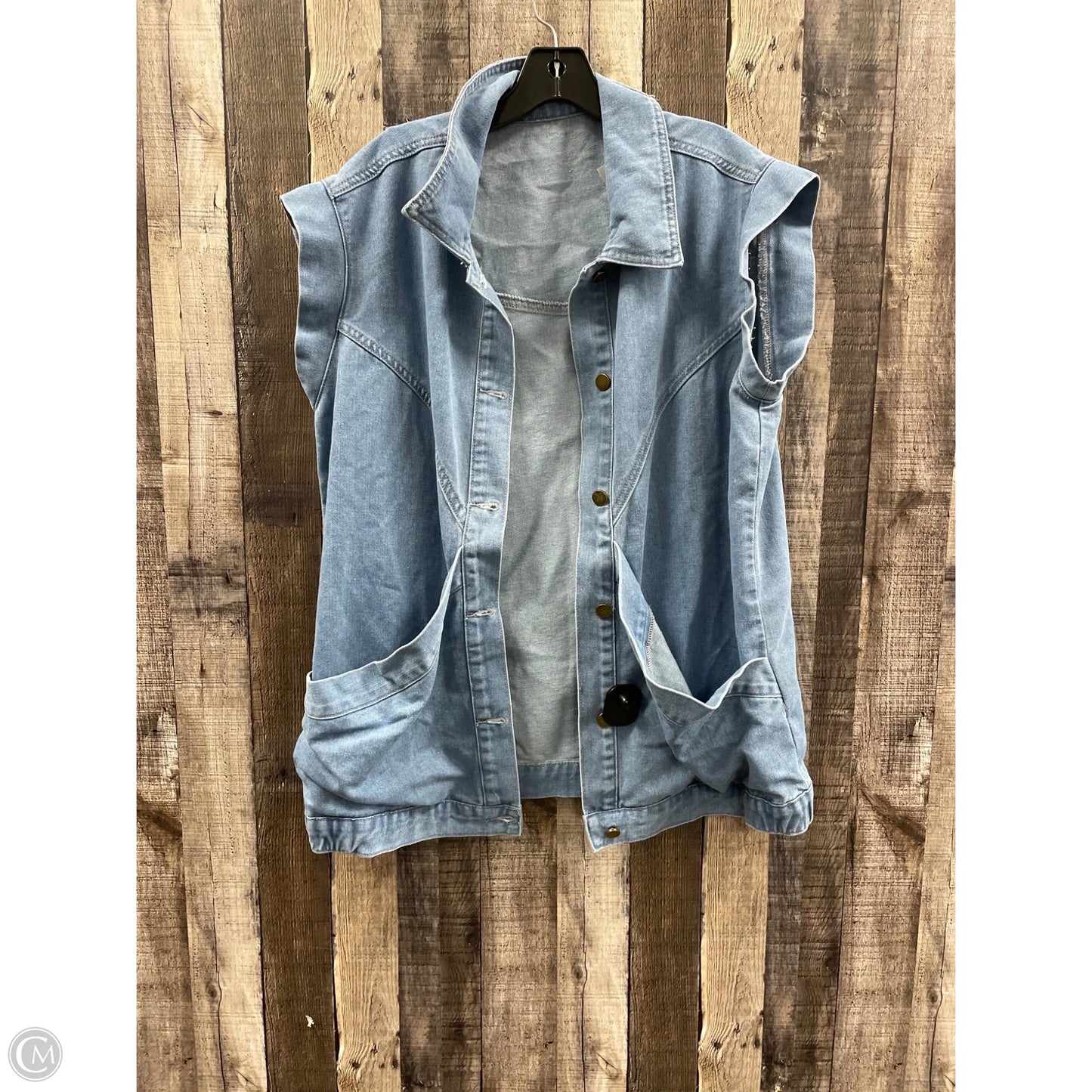 Vest Other By Cmf In Blue Denim, Size: L