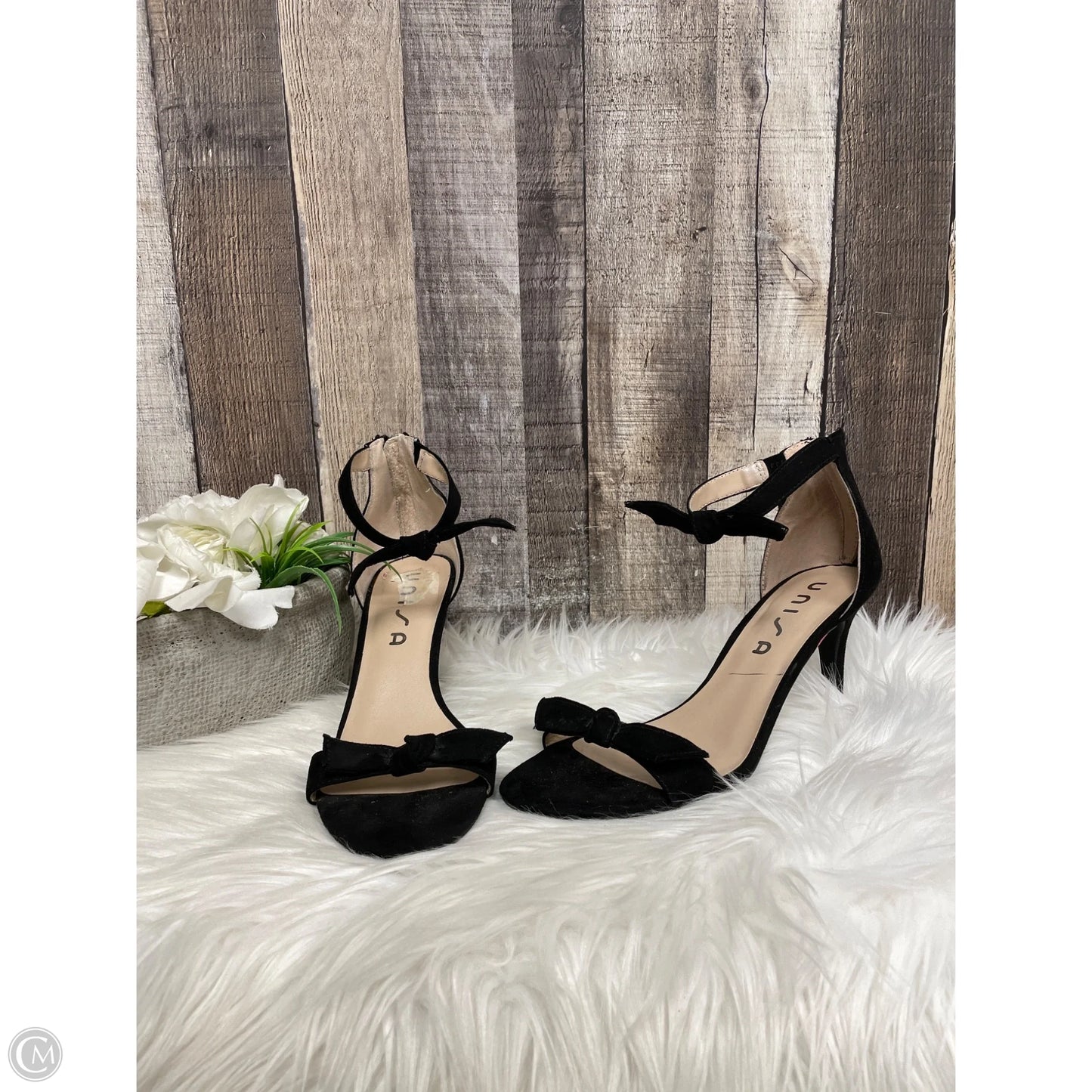 Shoes Heels Stiletto By Unisa In Black, Size: 8
