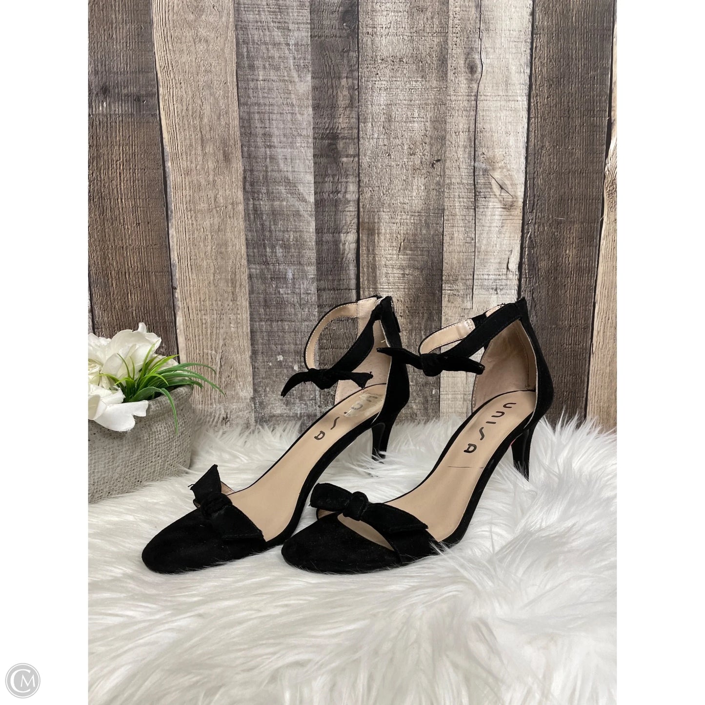Shoes Heels Stiletto By Unisa In Black, Size: 8
