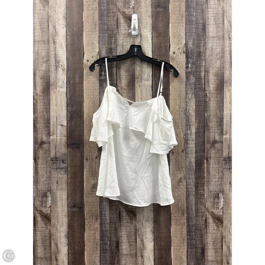Top Short Sleeve By Cme In White, Size: L