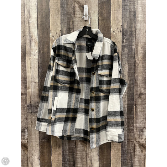 Jacket Shirt By Love Tree In Multi-colored, Size: S