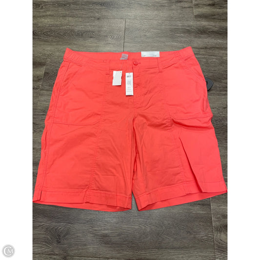 Shorts By Chicos In Coral, Size: Xl