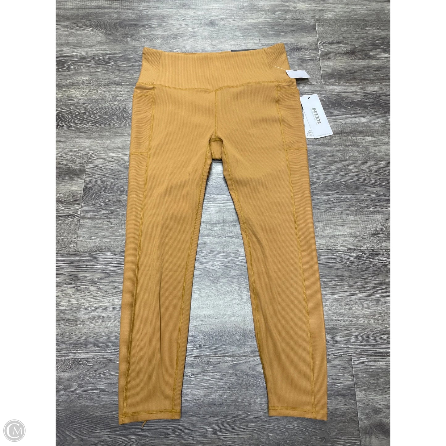 Athletic Leggings By Rbx In Gold, Size: Xl