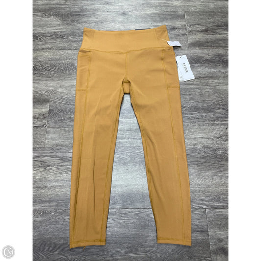 Athletic Leggings By Rbx In Gold, Size: Xl