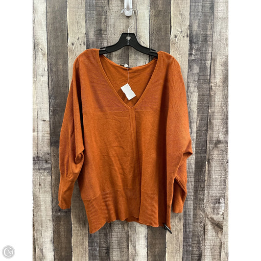 Sweater By Vila Milano In Bronze, Size: 1x