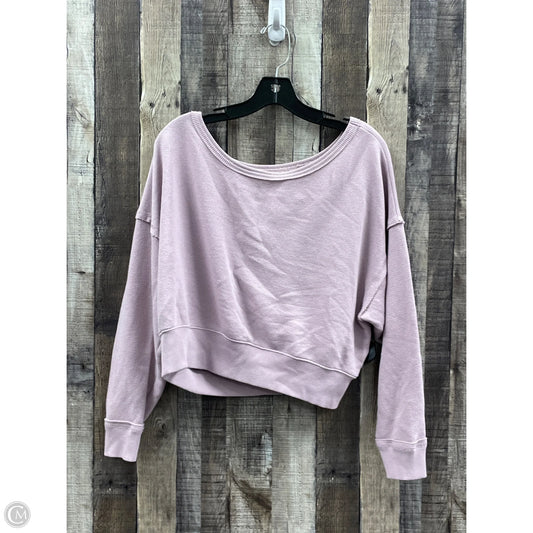 Sweatshirt Crewneck By American Eagle In Purple, Size: Xs