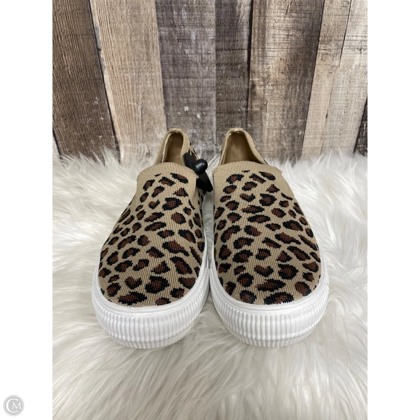 Shoes Flats By Jelly Pop In Animal Print, Size: 7