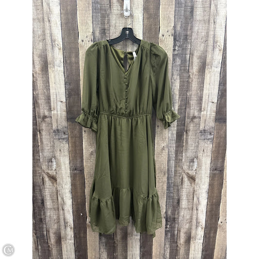 Dress Casual Midi By Ny Collection In Green, Size: Mp