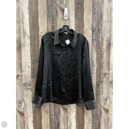 Top Long Sleeve By Reformation In Black, Size: L