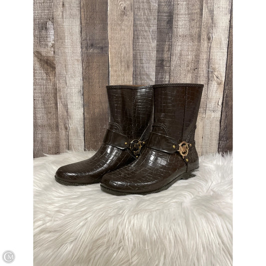 Boots Designer By Michael Kors In Brown, Size: 10