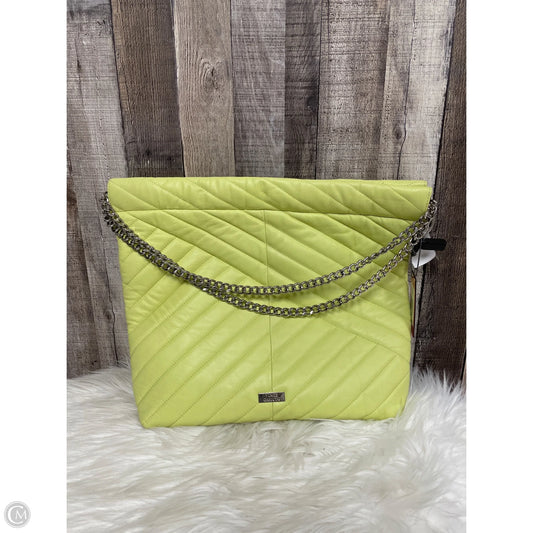Handbag Leather By Vince Camuto, Size: Large