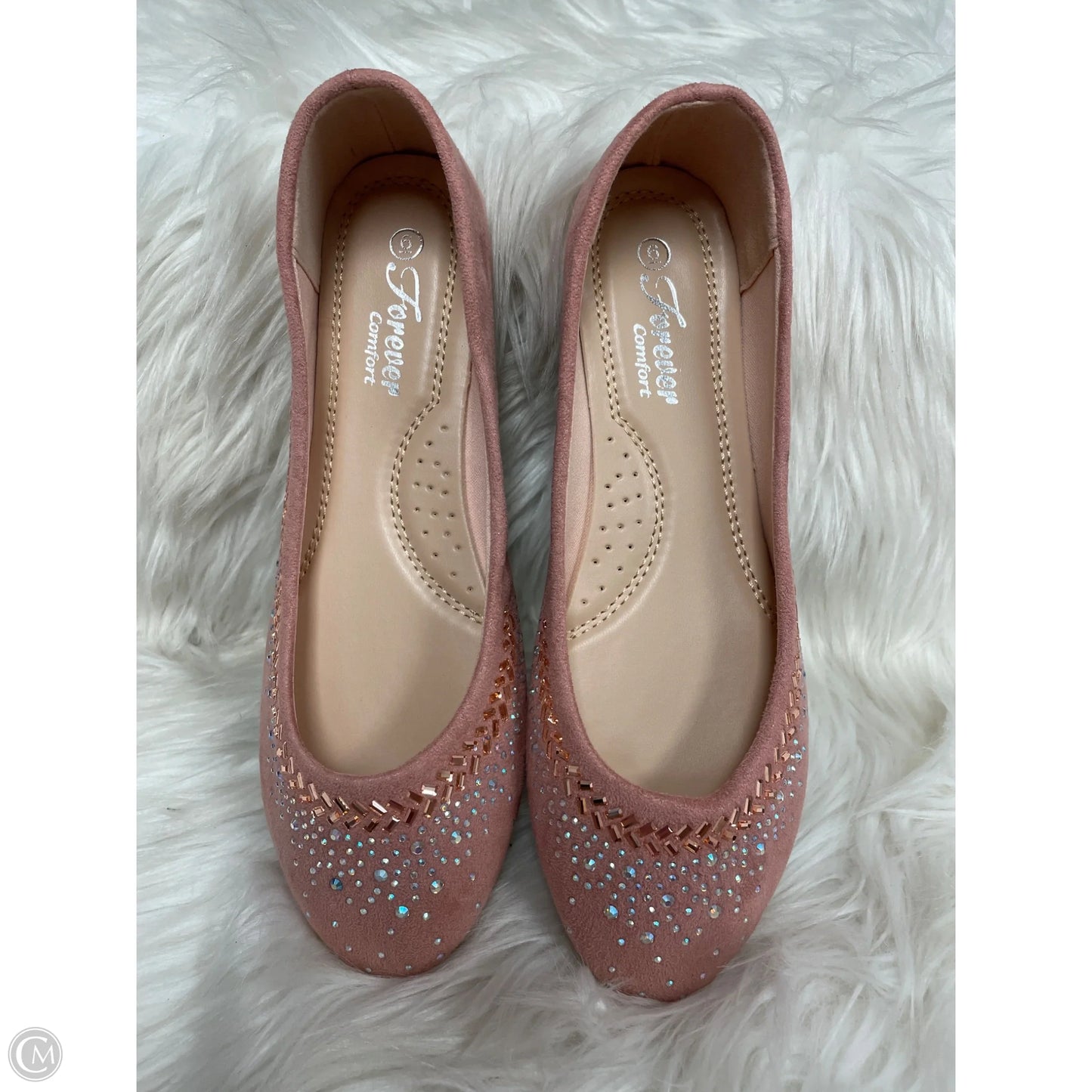 Shoes Flats By Forever In Pink, Size: 6