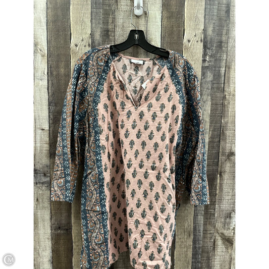 Top 3/4 Sleeve By Pure Jill In Multi-colored, Size: 3x